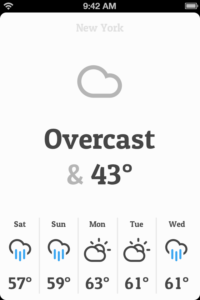 Conditions — Beautiful Weather Info on the Go! iPhone